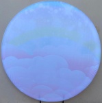 Arco Iris Nuvem Painel Redondo 150Cms - imagem 1