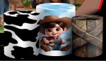 Fazendeiro 3D Branquinho Cilindro Redondo Pmg - imagem 1