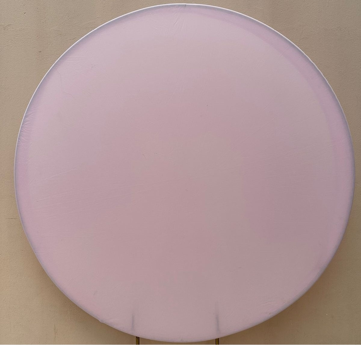 Rosa Claro Bebê Liso Ros001 Painel Redondo 150Cm - FOCUSEVENTOSJATAI