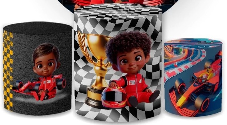 Formula 1 Piloto Moreninho Cilindro Redondo Pmg - FOCUSEVENTOSJATAI