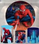 Homem Aranha Lançado Teia Painel Redondo 150Cm - imagem 2