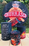 Churrasco Brasas Painel Redondo 150Cm - imagem 1