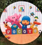 Pocoyo Mundo da Alegria Painel Redondo 150Cm - imagem 1