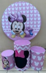 Minie Baby Rosa Cilindro Redondo Pmg - imagem 2