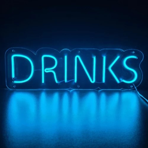 Led Drinks Branco Quente 50X14Cms - FOCUSEVENTOSJATAI