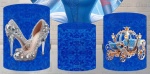 Cinderela 3D 15 Anos Cilindro Redondo Pmg - imagem 1