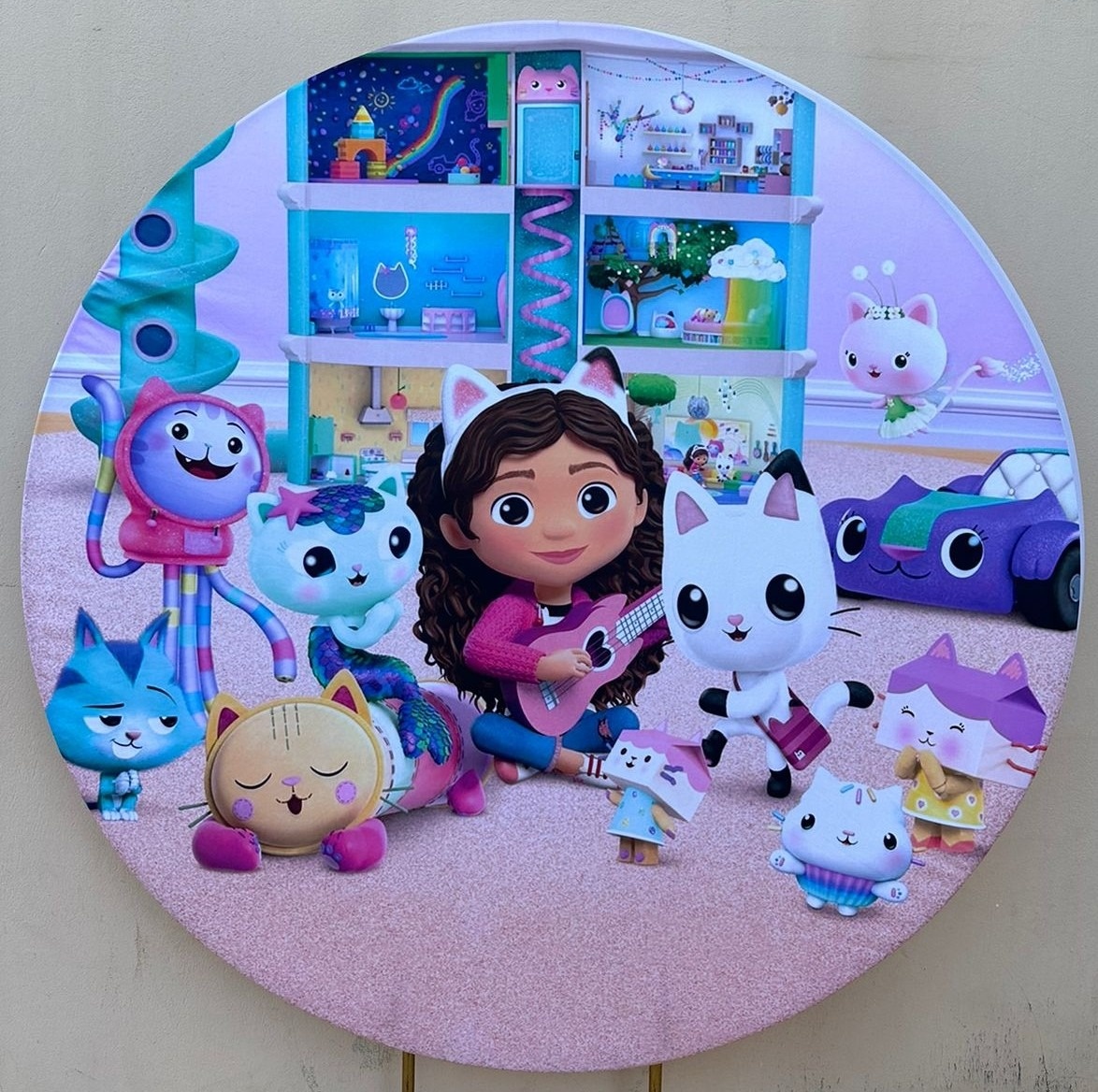 Casa Magica da Gabi Painel Redondo 150Cms - FOCUSEVENTOSJATAI