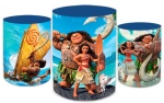 Moana E Maui Adultos Fundo Do Mar Painel Redondo 150Cm - imagem 2