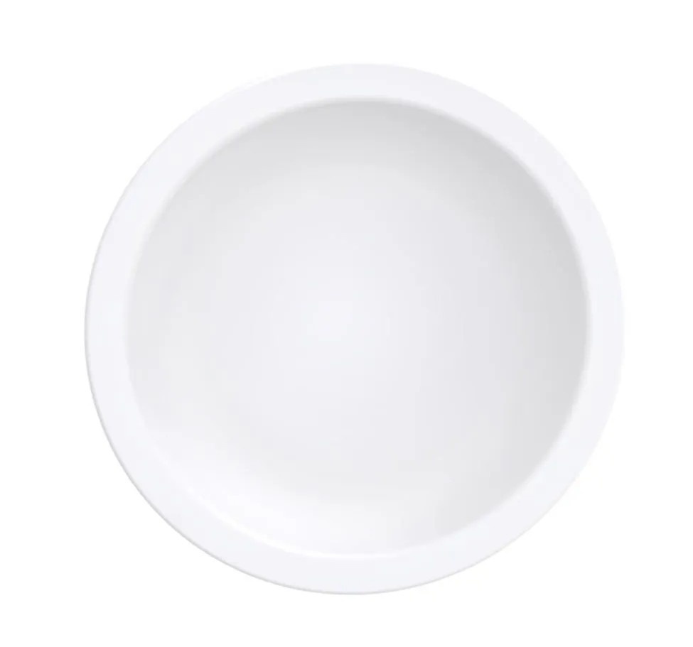Prato Sobremesa Paola Branco Porcelana Tramontina 21Cm - FOCUSEVENTOSJATAI