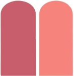 Laranja Coral Fundo Rosa Goiaba Painel Romano 200X100Cm - imagem 2
