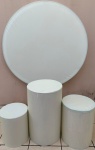Amarelo Claro Candy Liso  - Painel Redondo 150Cms - imagem 2