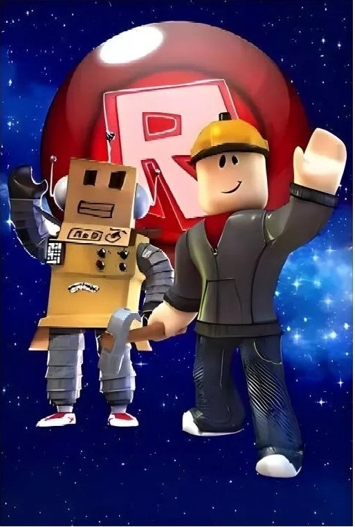 Roblox 3D Martelo Fundo Azul Marinho Painel Retangular 220X150Cm - FOCUSEVENTOSJATAI