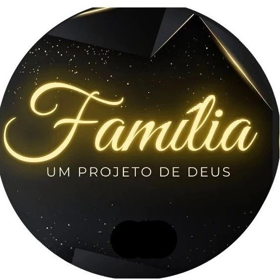 Família Um Projeto de Deus Painel Redondo 150Cm - FOCUSEVENTOSJATAI