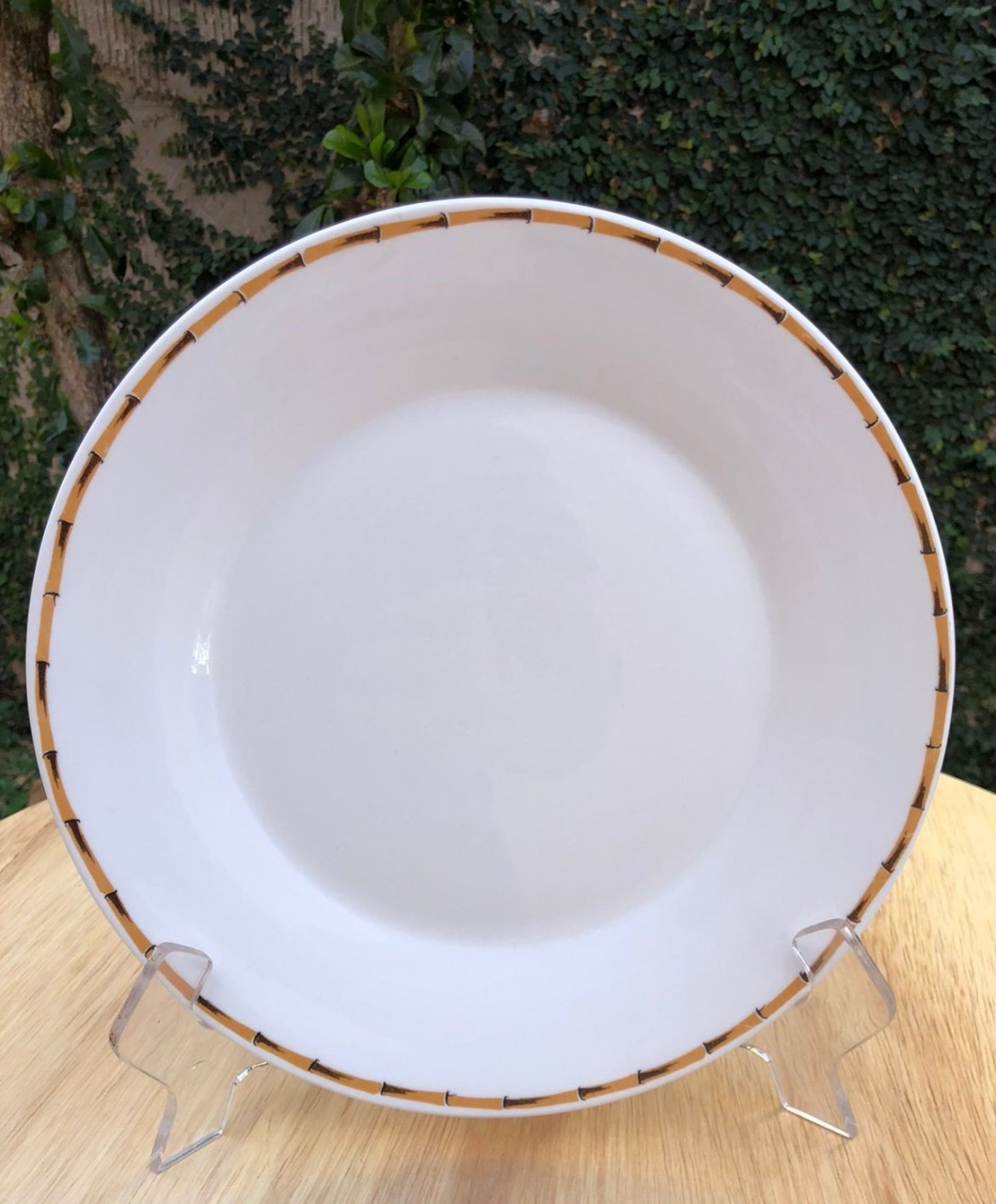 Prato Raso Bambu Porcelana Lyor 27,5Cm - FOCUSEVENTOSJATAI