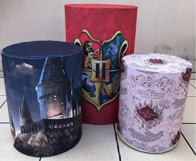Harry Portter Hogwarts Express Cilindro Redondo 150Cm - FOCUSEVENTOSJATAI