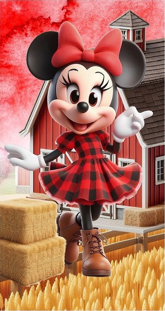 Minie 3D Caipira Xadrez Vermelha Painel Retangular 220X150Cm - FOCUSEVENTOSJATAI