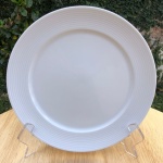 Prato Raso Laguna Branco Porcelana Germer 27Cm - imagem 1