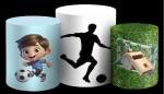Futebol 3D Jogador Branquinho Cilindro Redondo Pmg - imagem 1