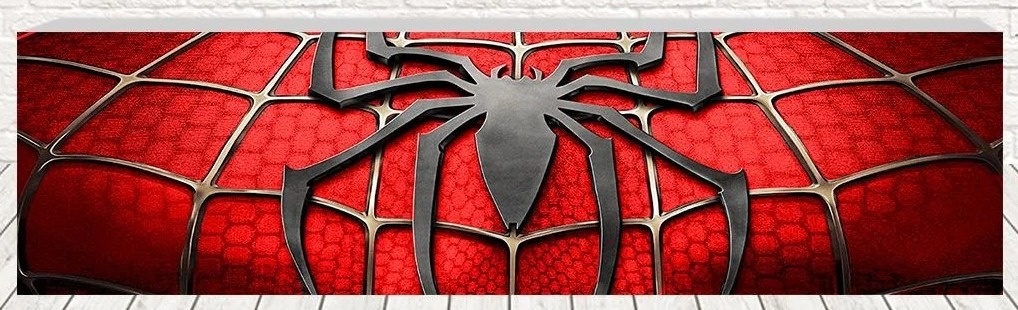 Homem Aranha Saia de Mesa 400X80Cm - FOCUSEVENTOSJATAI