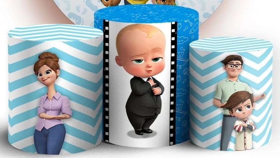 Poderoso Chefinho 3D Familia Cilindro Redondo Pmg - FOCUSEVENTOSJATAI