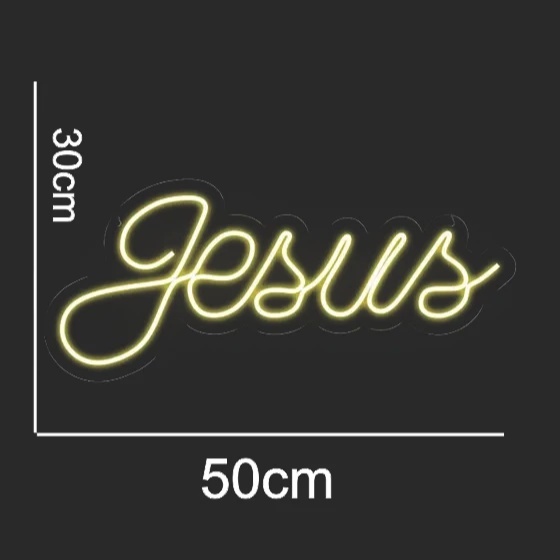 Led Jesus 50X30Cms - FOCUSEVENTOSJATAI