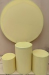 Amarelo Claro Liso - Painel Redondo 150Cms - imagem 2