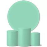Verde Agua Candy Liso Cilindro Redondo Pmg - imagem 2