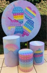 Pop It Play Na Diversção Painel Redondo 150Cm - imagem 2