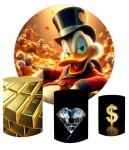 Tio Patinhas Vida de Rei Cilindro Redondo Pmg - imagem 2