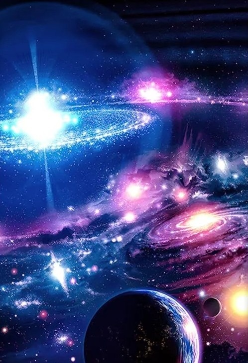 Galaxia Astronauta Planeta Terra Painel Retangular 220X150Cm - FOCUSEVENTOSJATAI