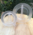 Prato Sobremesa Cristal Transparente Renaissance 19Cm - imagem 2