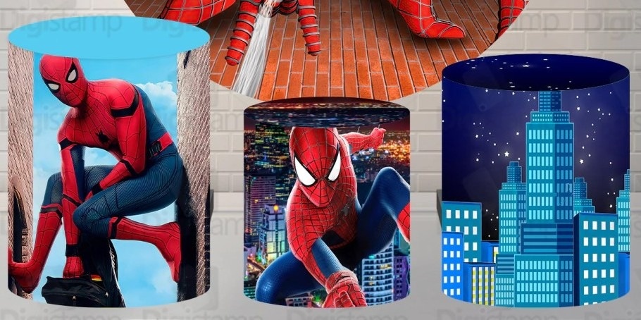 Homem Aranha Lançado Teia Cilindro Redondo Pmg - FOCUSEVENTOSJATAI