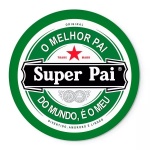 Papai Cerveja Heineken Painel Redondo 150Cm 01/02 - imagem 2
