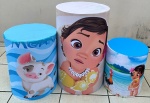 Moana Baby Mar Azul 1 Caracol Cilindro Redondo Pmg - imagem 1