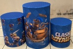 Clash Royale Azul Cilindro Redondo Pmg - imagem 1