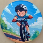 Ciclista Mirim Painel Redondo 150Cm - imagem 2