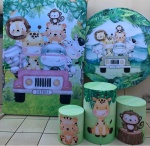 Safari Baby Verde Costela de Adao Painel Retangular 220X150Cm - imagem 2