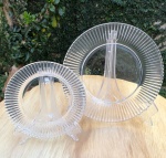 Prato Raso Cristal Transparente Renaissance 26Cm - imagem 2