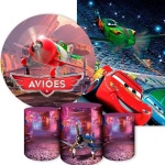 Aviões Carros Disney Painel Redondo 150Cm - imagem 2