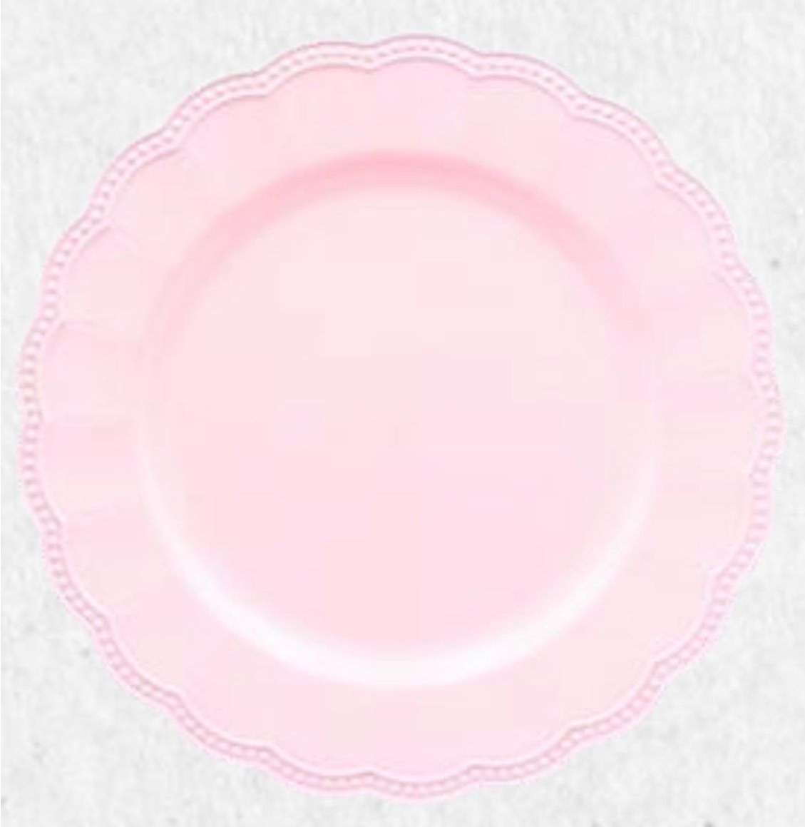 Sousplat Rosa Claro Diamante Rafimex 33Cm - 120Uni - FOCUSEVENTOSJATAI