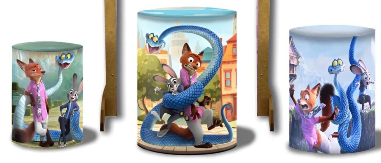 Zootopia 2 Cilindro Redondo Pmg - FOCUSEVENTOSJATAI