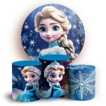 Frozen 3D Elza Estrela Congelante Cilindro Redondo Pmg - imagem 2