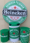 Boteco Heineken Faixa Preta Painel Redondo 150Cm - imagem 2