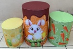 Pascoa Laranja Cilindro Redondo Pmg - imagem 1