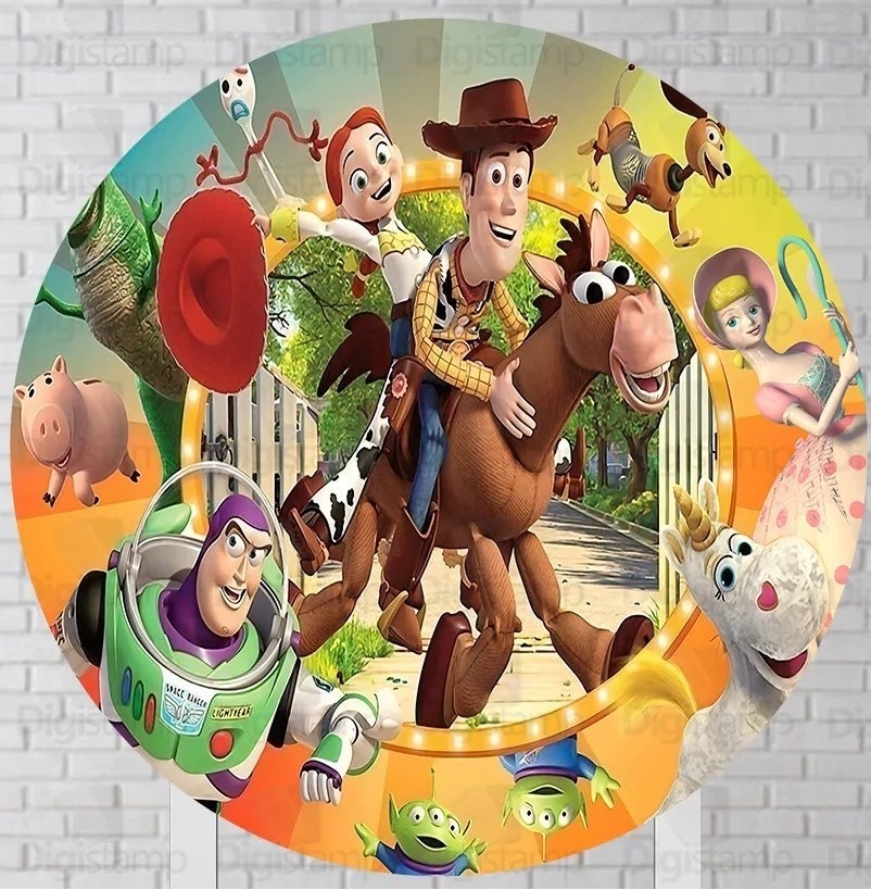 Toy Story Circulo de Led Painel Redondo 150Cm - FOCUSEVENTOSJATAI