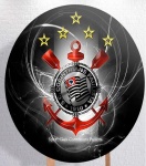 Futebol Corinthias 3D Painel Redondo 150Cm - imagem 1