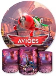 Aviões Carros Disney Painel Redondo 150Cm - imagem 1