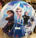 Frozen Outono  Folhas Seca Painel Redondo 150Cm - imagem 1