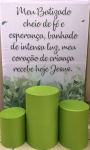 Batizado Cheio de Fé E Painel Retangular 220X150Cm - imagem 2