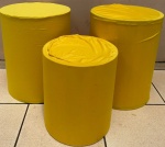 Amarelo Vivo Liso - Painel Redondo 150Cms - imagem 2